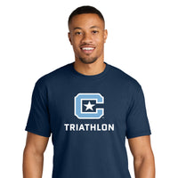 Load image into Gallery viewer, The Citadel C, Club Sports - Triathlon, Comfort Colors ® Heavyweight Ring Spun Tee - Navy
