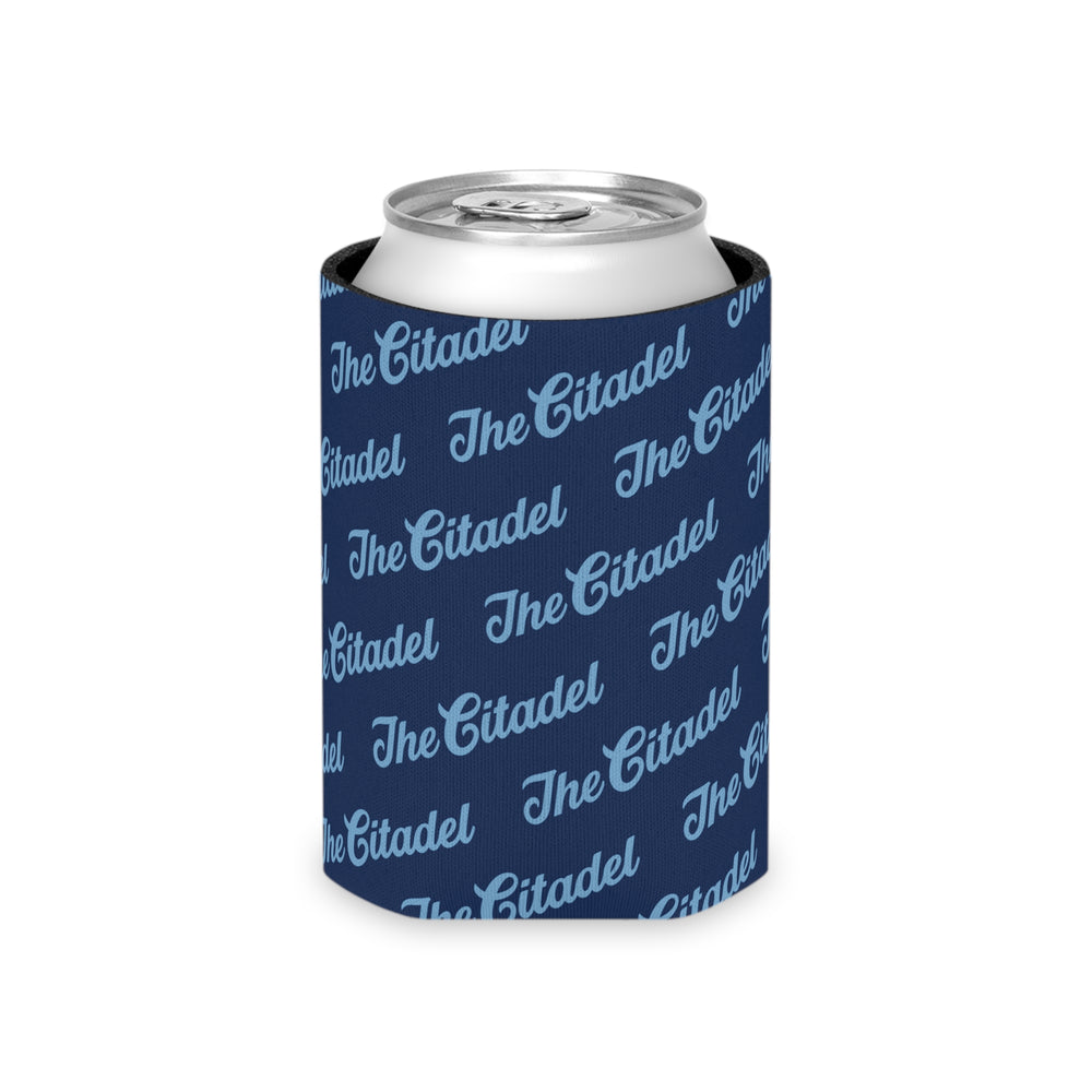 The Citadel Script Pattern Can Cooler- for regular cap