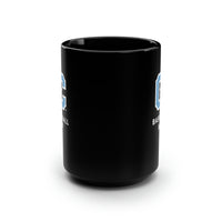 Load image into Gallery viewer, The Citadel Block C Logo, Sports Basketball Mom, Black Mug, 15oz
