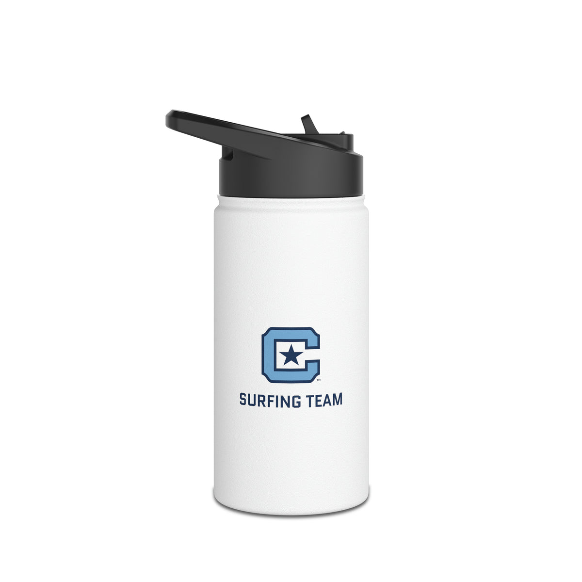 The Citadel, Surfing Team, Stainless Steel Water Bottle, Standard Lid