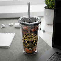Load image into Gallery viewer, The Citadel, Ring Bezel, (Customized with your year), Sunsplash Tumbler with Straw, 16oz
