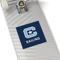 Load image into Gallery viewer, The Citadel, Sports Club, Sailing Square Stickers, Indoor\Outdoor
