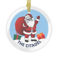 Load image into Gallery viewer, The Citadel, Santa Spike with Gifts, Glass Ornaments

