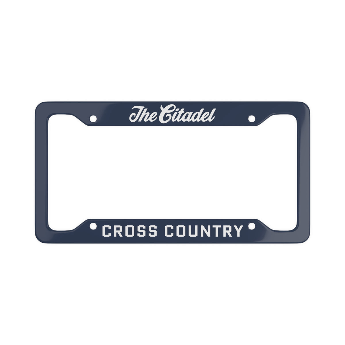 The Citadel, Cross Country License Plate Frame