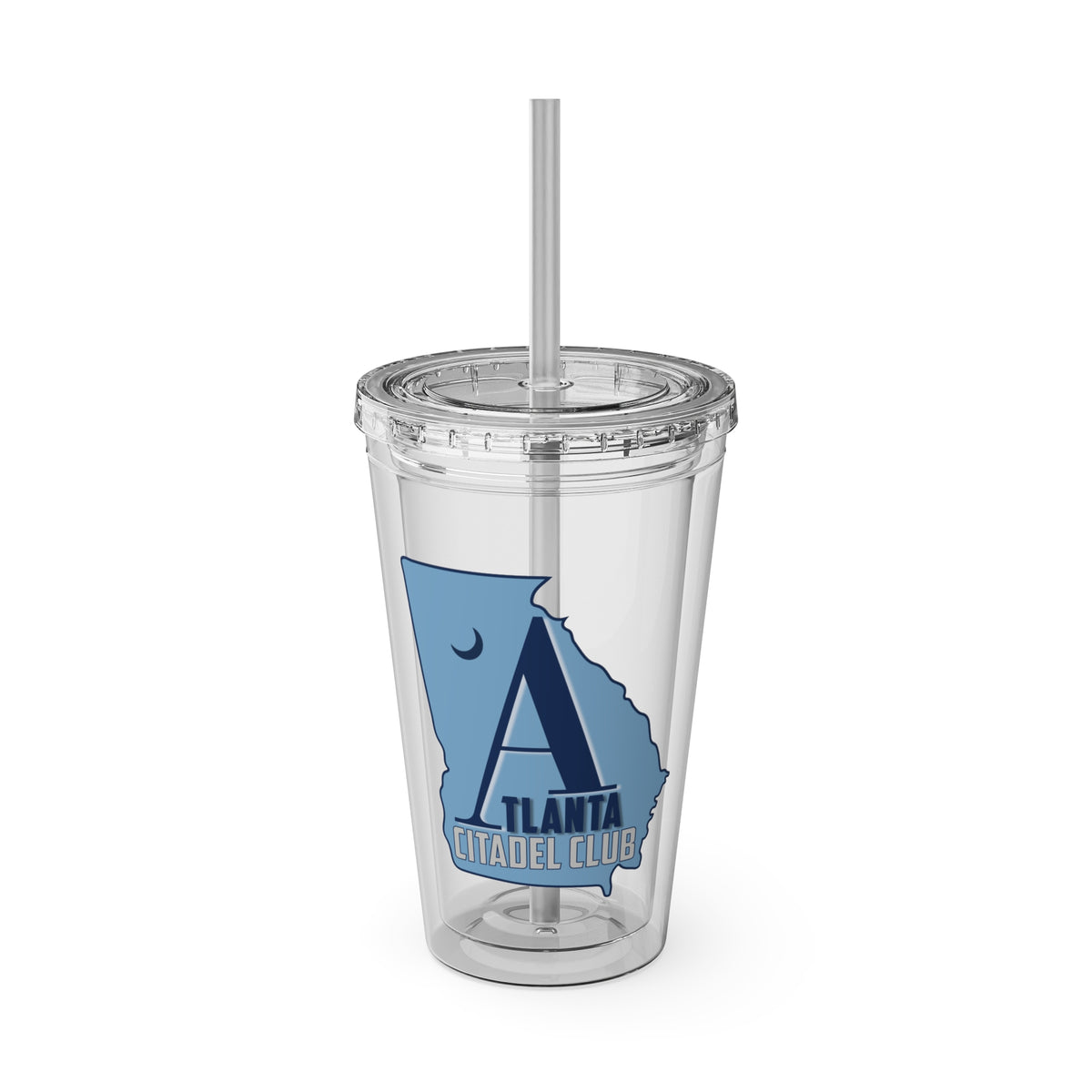 The Citadel, Atlanta Citadel Club Alumni, Sunsplash Tumbler with Straw, 16oz