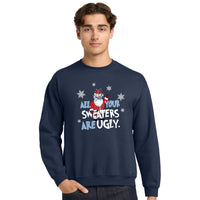 Load image into Gallery viewer, The Citadel, &quot;All Your Sweaters Are Ugly&quot;, Heavy Blend™ Holiday Crewneck Sweatshirt - Navy
