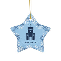 Load image into Gallery viewer, The Citadel, Barracks, Customizable, Decorative Ceramic Ornaments, Double-Sided (1pc, 3pcs, 5pcs, 10pcs)
