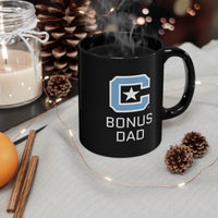Load image into Gallery viewer, The Citadel Block C Logo, Sports Bonus Dad, Black Mug, 11oz
