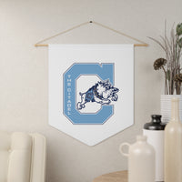 Load image into Gallery viewer, The Citadel, Vintage C, Jumping Bulldog Pennant
