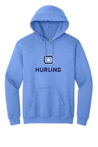 Load image into Gallery viewer, The Citadel C, Club Sports - Hurling,  Embroidered Heavy Blend™ Hooded Sweatshirt-Carolina Blue
