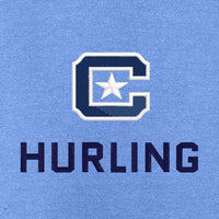 Load image into Gallery viewer, The Citadel C, Club Sports - Hurling,  Embroidered Heavy Blend™ Hooded Sweatshirt-Carolina Blue

