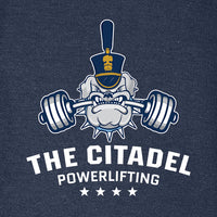 Load image into Gallery viewer, The Citadel, Club Sports - Powerlifting,  Heavy Blend™ Hooded Sweatshirt - Navy
