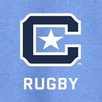 Load image into Gallery viewer, The Citadel Block C Star logo, Club Sports - Unisex Rugby,  Heavy Blend™ Hooded Sweatshirt Carolina Blue
