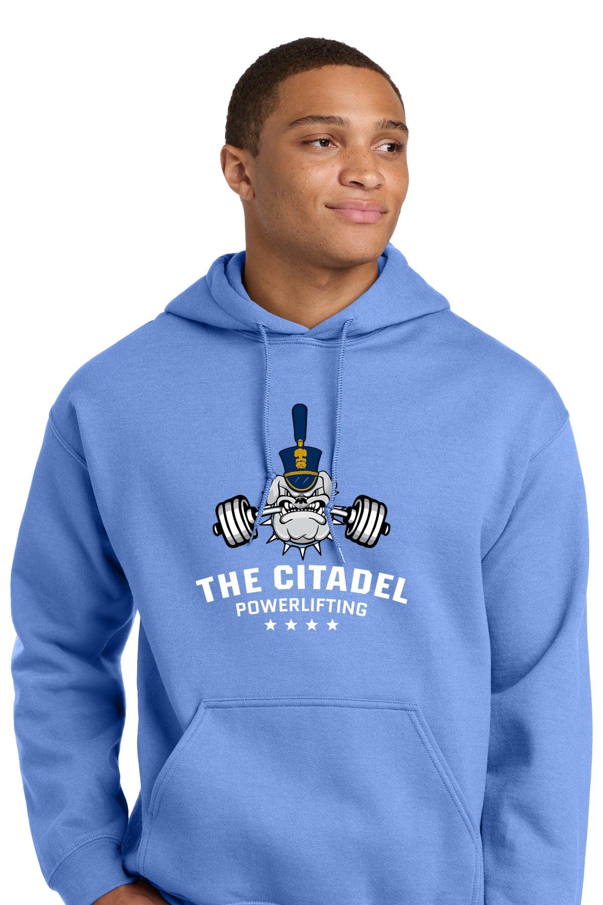 The Citadel, Club Sports - Powerlifting,  Heavy Blend™ Hooded Sweatshirt - Carolina Blue