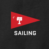 Load image into Gallery viewer, 18500-The Citadel, Burgee, Club Sports - Sailing, Heavy Blend™ Hooded Unisex Sweatshirt- Black
