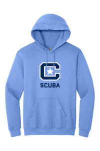 Load image into Gallery viewer, The Citadel, C Star, Club Sports - Scuba,  Heavy Blend™ Hooded Sweatshirt - Carolina Blue
