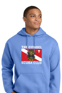 Load image into Gallery viewer, The Citadel, Scuba Logo, Club Sports - Scuba,  Heavy Blend™ Hooded Sweatshirt

