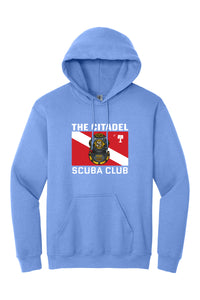 Load image into Gallery viewer, The Citadel, Scuba Logo, Club Sports - Scuba,  Heavy Blend™ Hooded Sweatshirt
