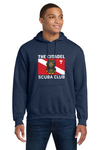 Load image into Gallery viewer, The Citadel, Scuba Logo, Club Sports - Scuba,  Heavy Blend™ Hooded Sweatshirt
