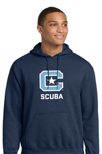 Load image into Gallery viewer, The Citadel, C Star, Club Sports - Scuba,  Heavy Blend™ Hooded Sweatshirt - Navy
