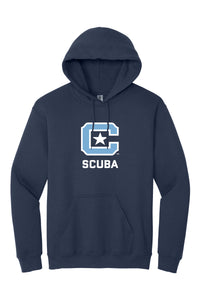 Load image into Gallery viewer, The Citadel, C Star, Club Sports - Scuba,  Heavy Blend™ Hooded Sweatshirt - Navy
