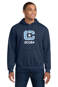 Load image into Gallery viewer, The Citadel, C Star, Club Sports - Scuba,  Heavy Blend™ Hooded Sweatshirt - Navy
