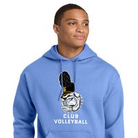 Load image into Gallery viewer, The Citadel, Club Sports, Volleyball, Spike, Heavy Blend™ Hooded Sweatshirt - Carolina Blue
