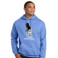 Load image into Gallery viewer, The Citadel, Club Sports, Volleyball, Spike, Heavy Blend™ Hooded Sweatshirt - Carolina Blue
