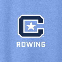 Load image into Gallery viewer, The Citadel C, Club Sports - Rowing,  Heavy Blend™ Hooded Sweatshirt - Carolina Blue
