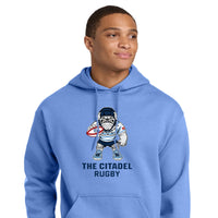 Load image into Gallery viewer, The Citadel, Club Sports, Spike Rugby, Heavy Blend™ Hooded Sweatshirt - Carolina Blue

