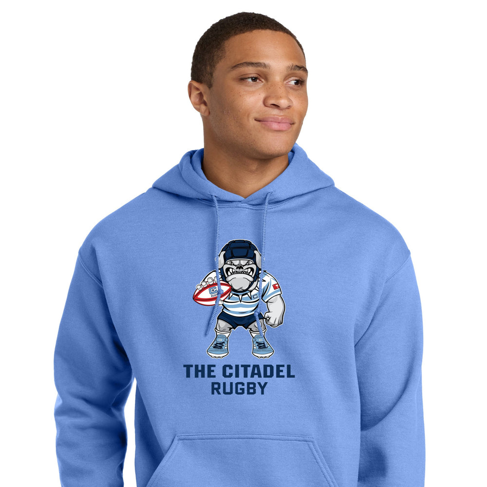 The Citadel, Club Sports, Spike Rugby, Heavy Blend™ Hooded Sweatshirt - Carolina Blue