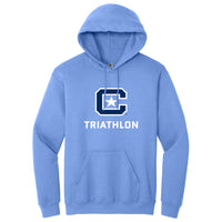 Load image into Gallery viewer, The Citadel Sports - Triathlon, C Star, Heavy Blend™ Hooded Sweatshirt - Carolina Blue
