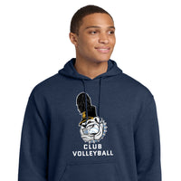 Load image into Gallery viewer, The Citadel, Club Sports, Volleyball, Spike, Heavy Blend™ Hooded Sweatshirt - Navy
