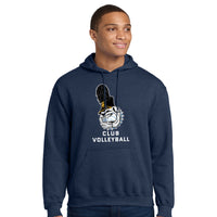 Load image into Gallery viewer, The Citadel, Club Sports, Volleyball, Spike, Heavy Blend™ Hooded Sweatshirt - Navy
