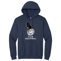 Load image into Gallery viewer, The Citadel, Club Sports, Volleyball, Spike, Heavy Blend™ Hooded Sweatshirt - Navy
