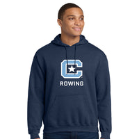 Load image into Gallery viewer, The Citadel C, Club Sports - Rowing,  Heavy Blend™ Hooded Sweatshirt - Navy
