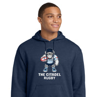 Load image into Gallery viewer, The Citadel, Club Sports, Spike Rugby, Heavy Blend™ Hooded Sweatshirt - Navy
