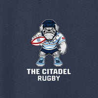 Load image into Gallery viewer, The Citadel, Club Sports, Spike Rugby, Heavy Blend™ Hooded Sweatshirt - Navy
