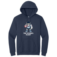 Load image into Gallery viewer, The Citadel, Club Sports, Spike Rugby, Heavy Blend™ Hooded Sweatshirt - Navy
