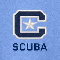 Load image into Gallery viewer, The Citadel, C Star, Club Sports - Scuba,  Heavy Blend™ Full-Zip Hooded Sweatshirt - Carolina Blue
