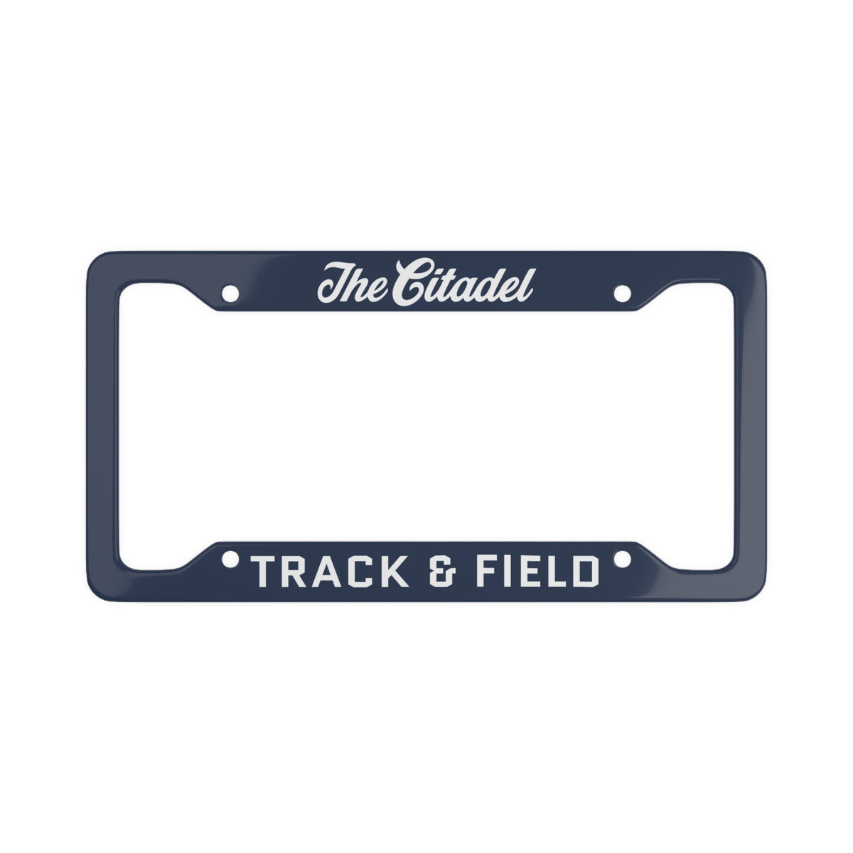The Citadel, Sports Club, Track & Field License Plate Frame