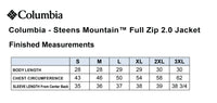 Load image into Gallery viewer, The Citadel, Club Sport - Jiu Jitsu, Columbia - Men Steens Mountain™ Full Zip 2.0 Jacket - Finished Measurements
