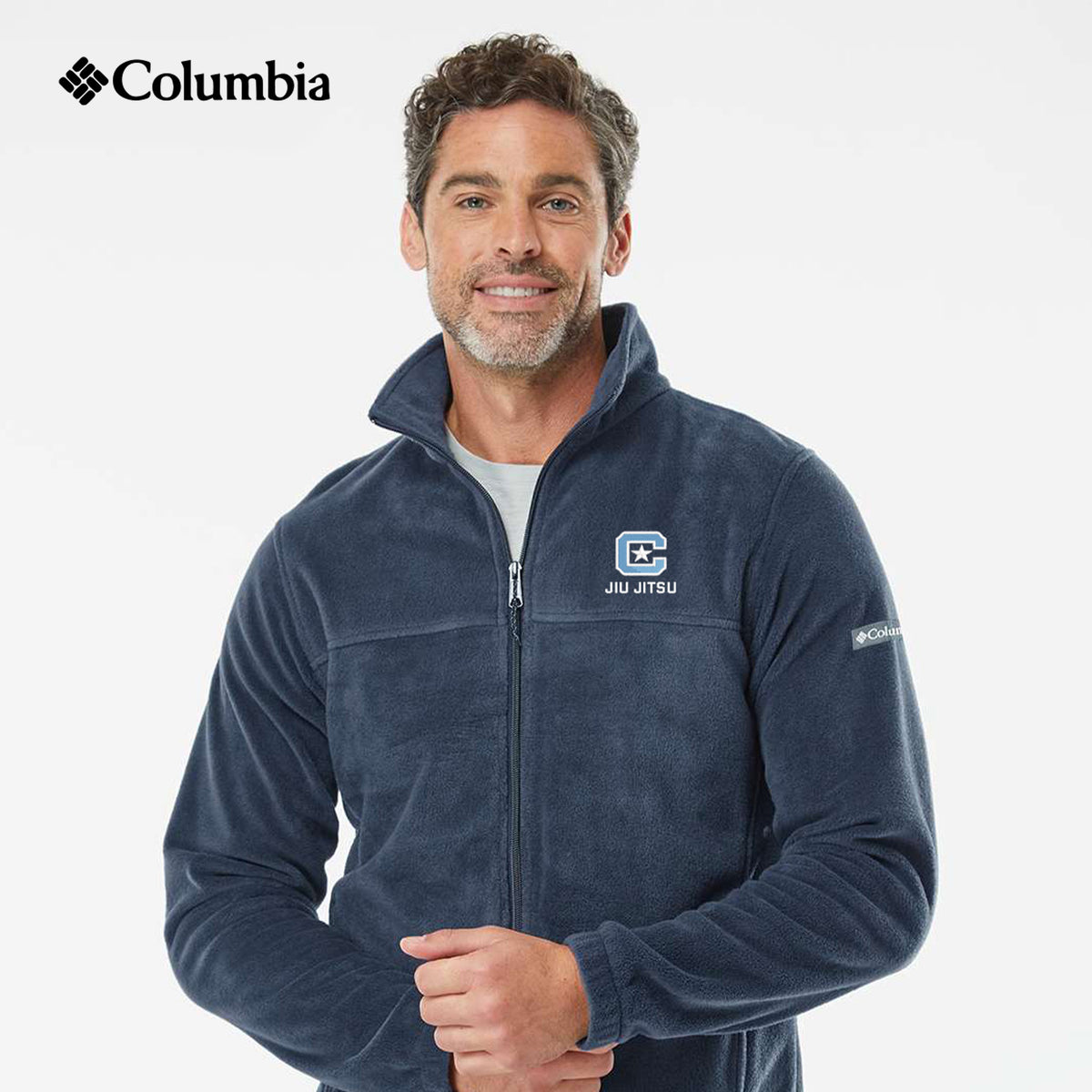 The Citadel, Club Sport - Jiu Jitsu, Columbia - Men Steens Mountain™ Full Zip 2.0 Jacket- Navy