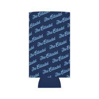 Load image into Gallery viewer, The Citadel Script Pattern Can Cooler- for  Slim can
