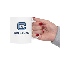 Load image into Gallery viewer, The Citadel Block C Logo, Sports Wrestling, Ceramic Mug 11oz
