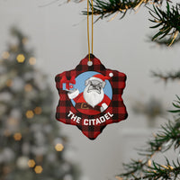 Load image into Gallery viewer, The Citadel, Santa Spike, Ceramic Ornaments, 2-Side Print, Snowflake (1pc, 3pcs, 5pcs, 10pcs)
