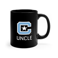 Load image into Gallery viewer, The Citadel Block C Logo, Sports, Uncle, Black Mug, 11oz
