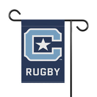 Load image into Gallery viewer, The Citadel, Club Sports Rugby, Garden &amp; House Banner - Navy
