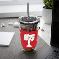 Load image into Gallery viewer, The Citadel, Big Red Flag, Sunsplash Tumbler with Straw, 16oz
