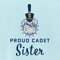 Load image into Gallery viewer, The Citadel, "Proud Cadet Sister," Comfort Colors® Women’s Heavyweight Boxy T-Shirt

